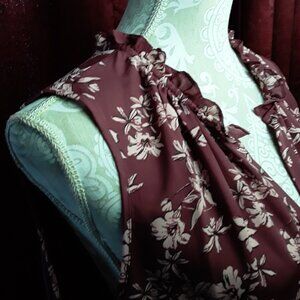 41 Hawthorne lovely floral pink and cream floral top size XXL